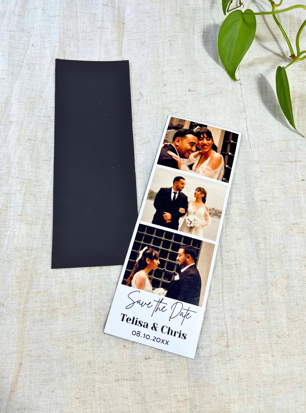 Save The Date Photo Strip Magnet