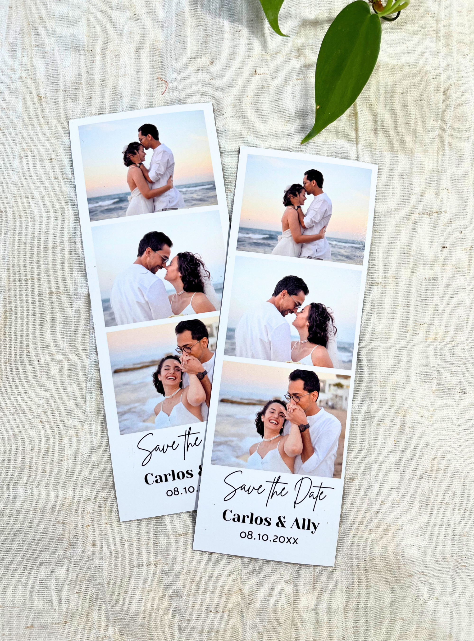 Save The Date Photo Strip Magnet